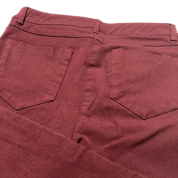 Le Chateau Maroon Pants size 0 (XS to S) - Picture 4 of 4